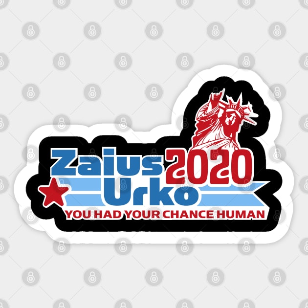 Planet of the Apes Election Zaius Urko 2020 USA Colors Sticker by Vector Deluxe